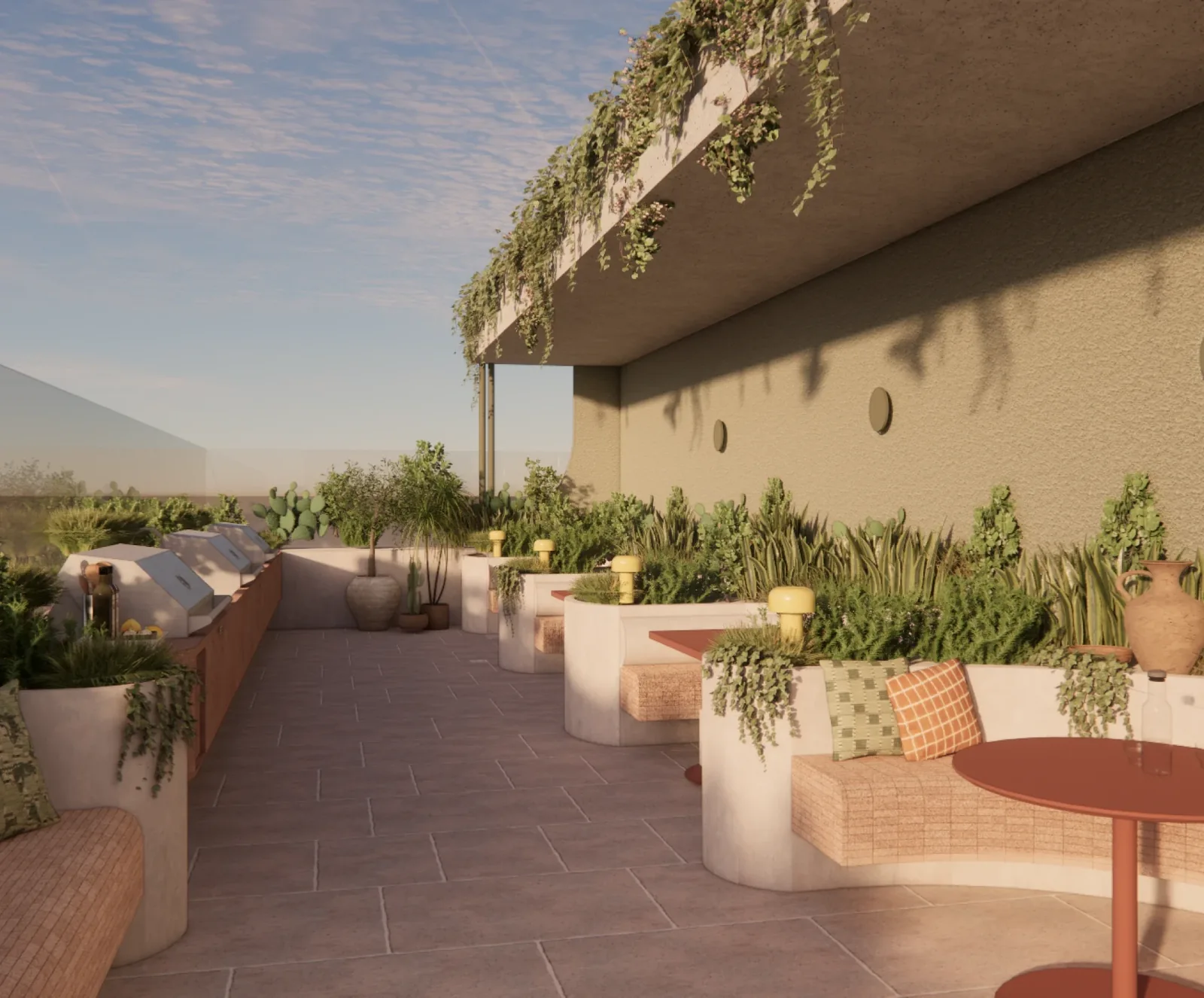 Outdoor terrace